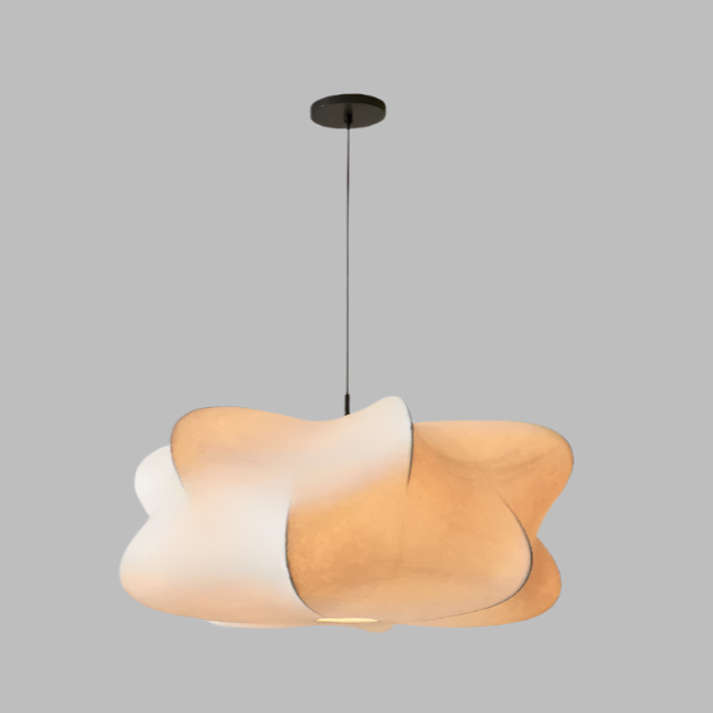 Silk Pendant Light Minimalist Ceiling Light Flush Mount