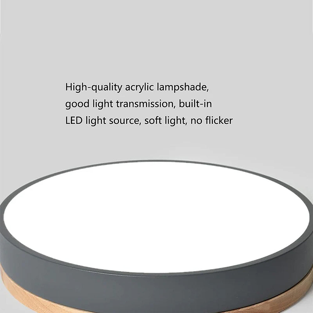 Flush Mount Circular LED Ceiling Light Fixture