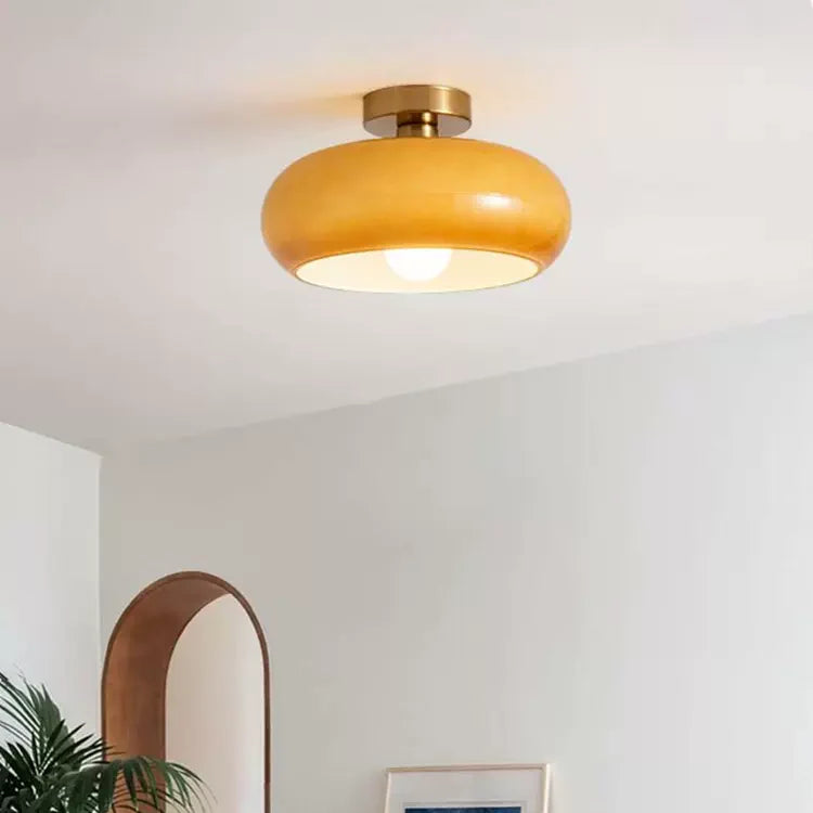 Round Flush Mount Ceiling Light