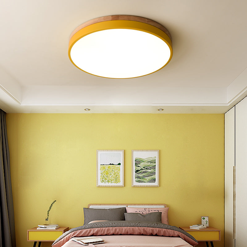 Flush Mount Circular LED Ceiling Light Fixture