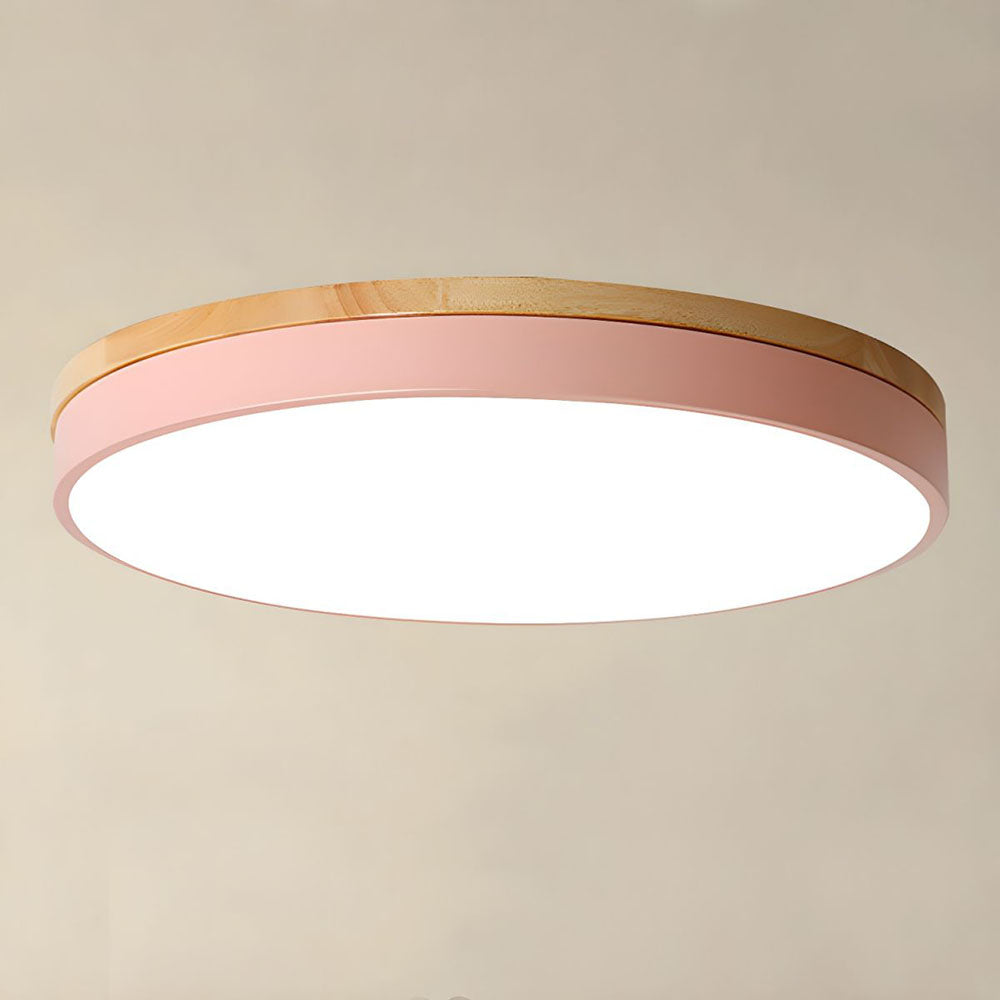 Flush Mount Circular LED Ceiling Light Fixture