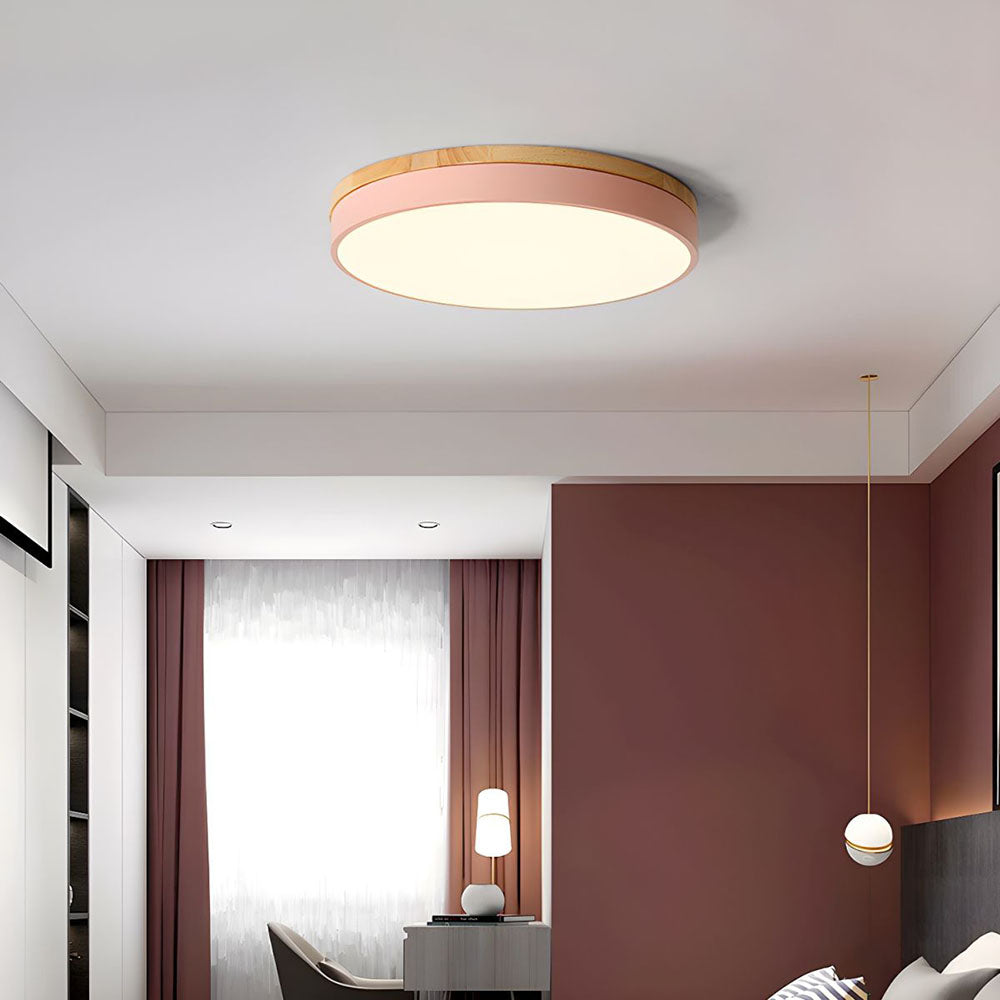 Flush Mount Circular LED Ceiling Light Fixture