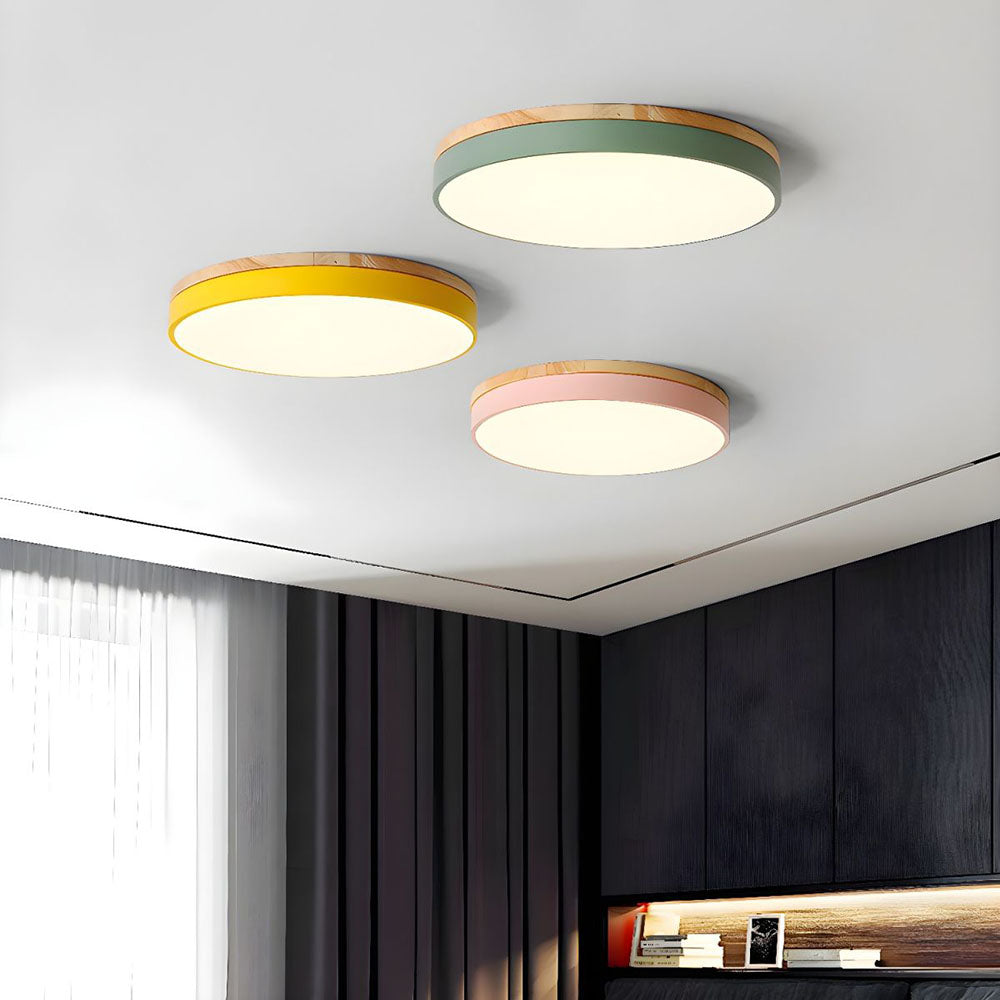 Flush Mount Circular LED Ceiling Light Fixture