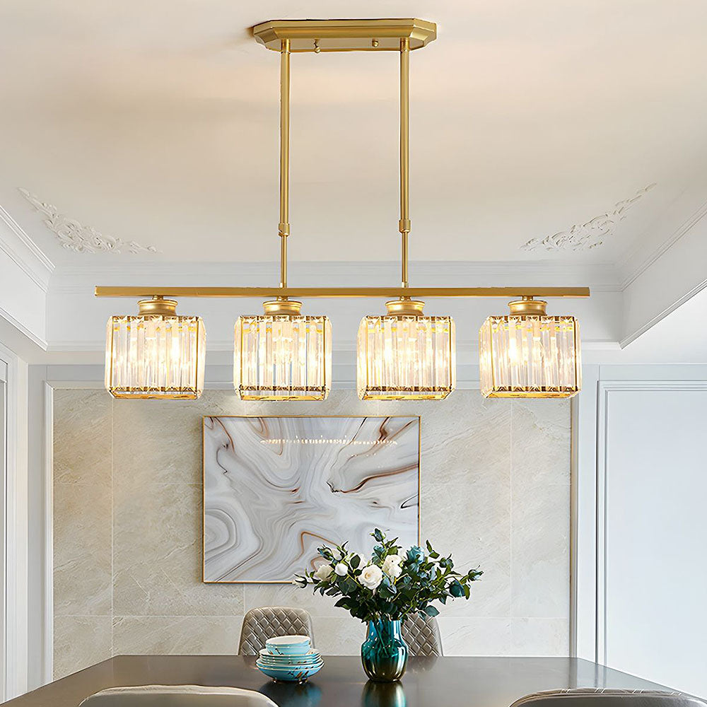Linear Pendant Light Fixture LED Ceiling Light
