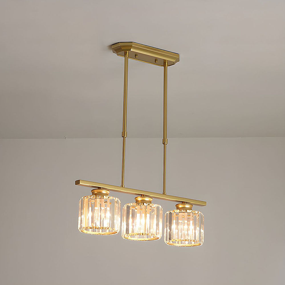 Linear Pendant Light Fixture LED Ceiling Light