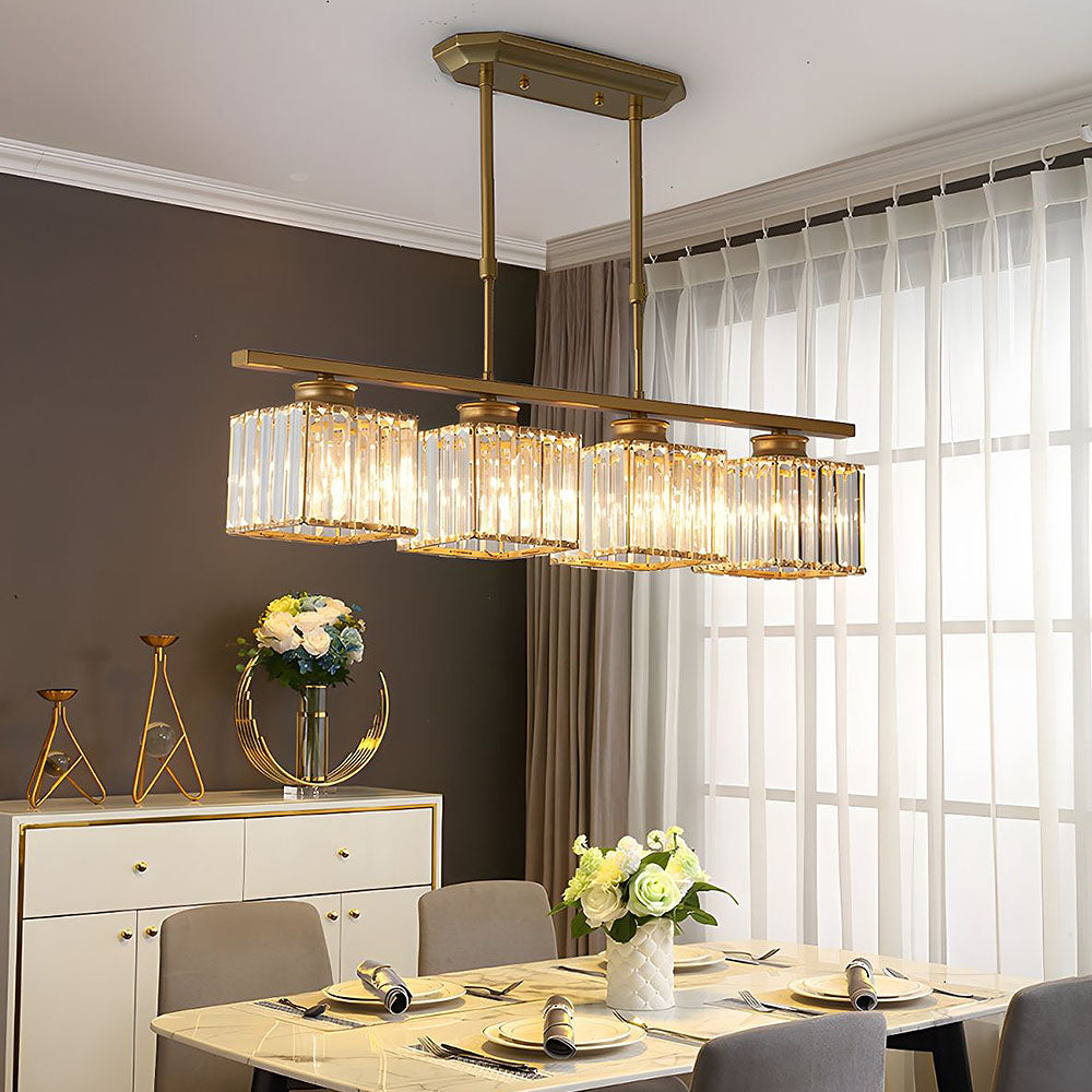Linear Pendant Light Fixture LED Ceiling Light