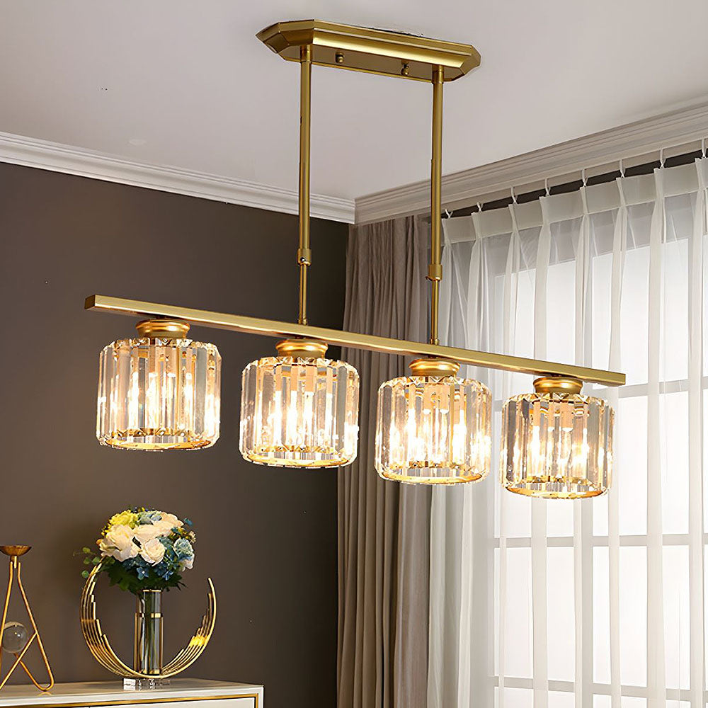 Linear Pendant Light Fixture LED Ceiling Light