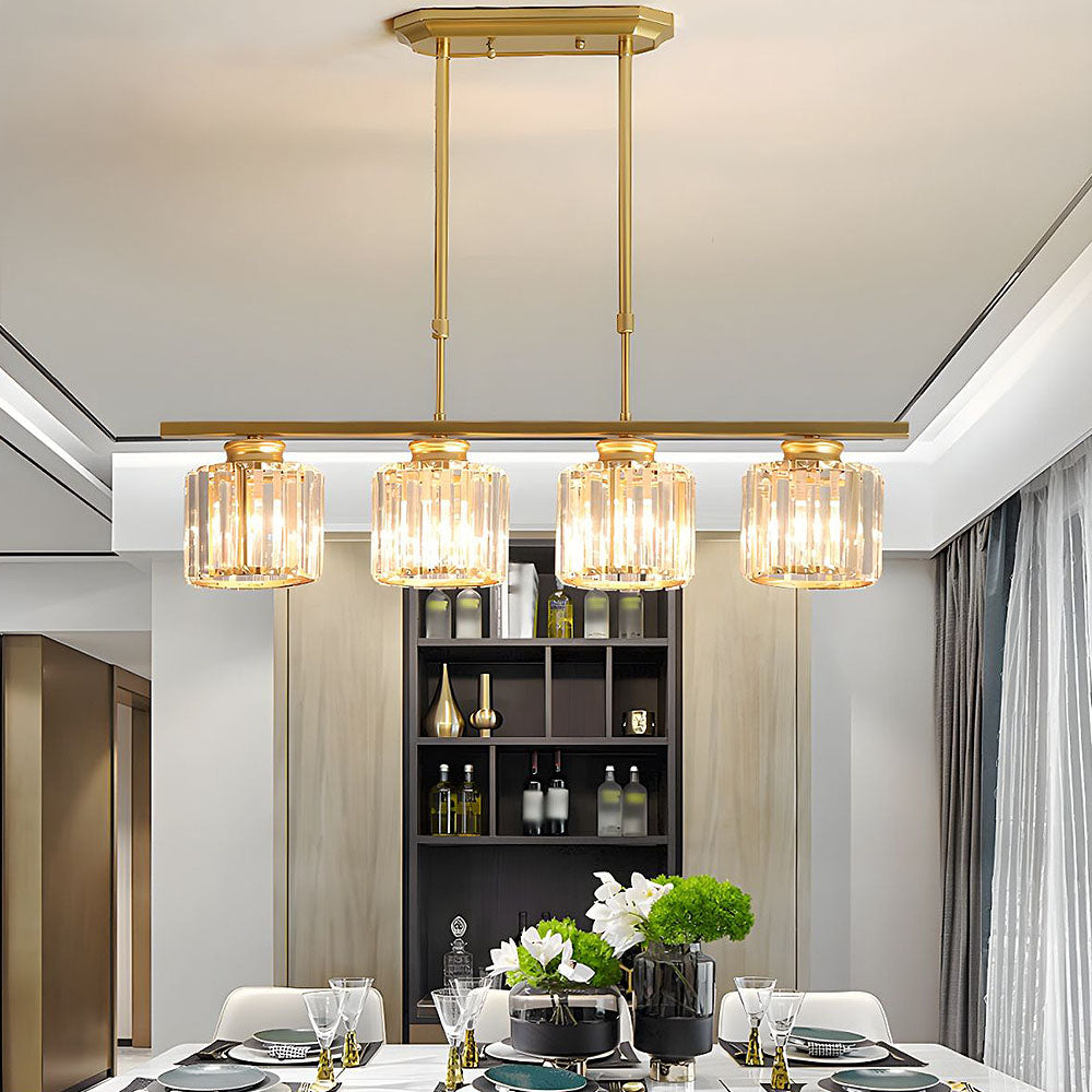 Linear Pendant Light Fixture LED Ceiling Light