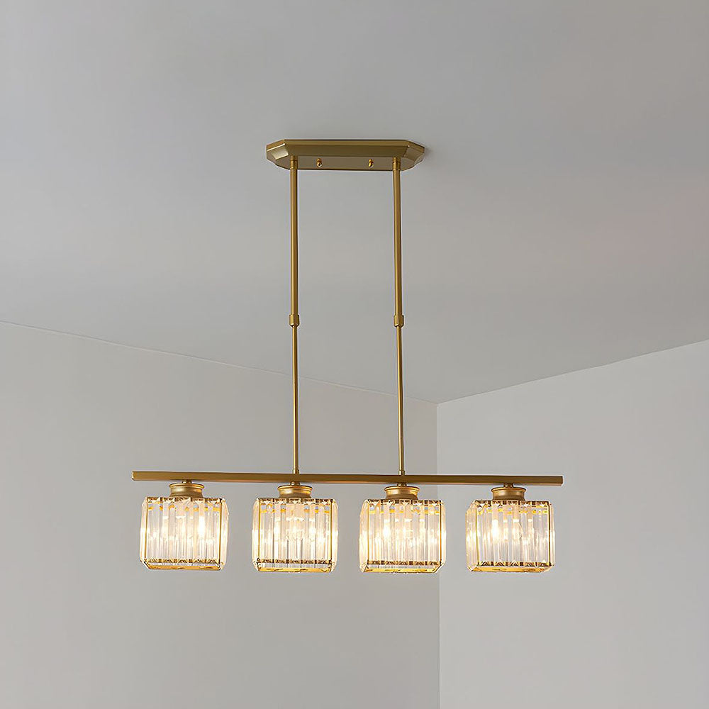 Linear Pendant Light Fixture LED Ceiling Light