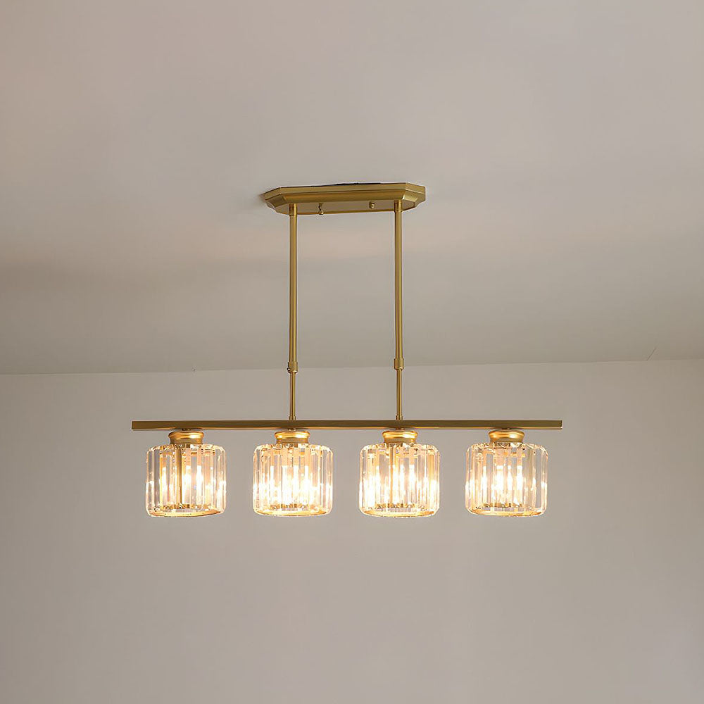 Linear Pendant Light Fixture LED Ceiling Light