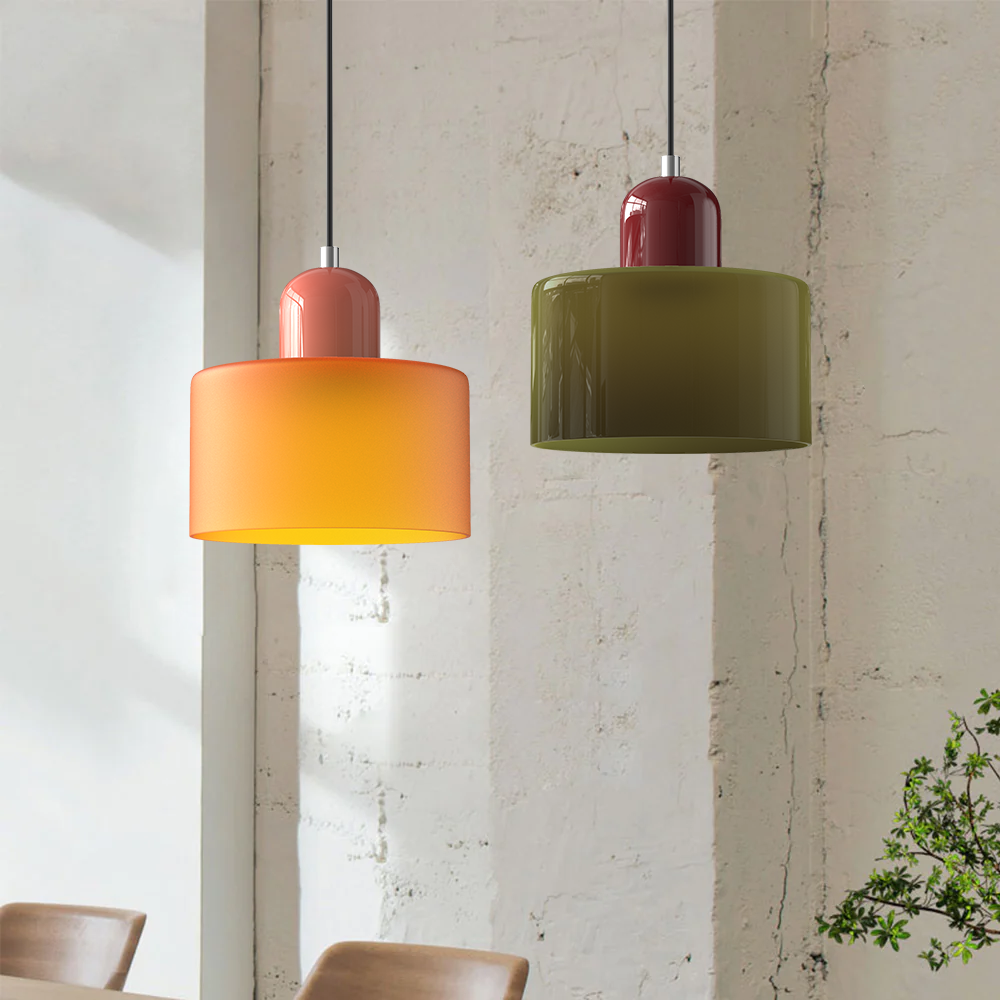 Glass Pendant Light Fixture for Kitchen and Home Decor Lighting