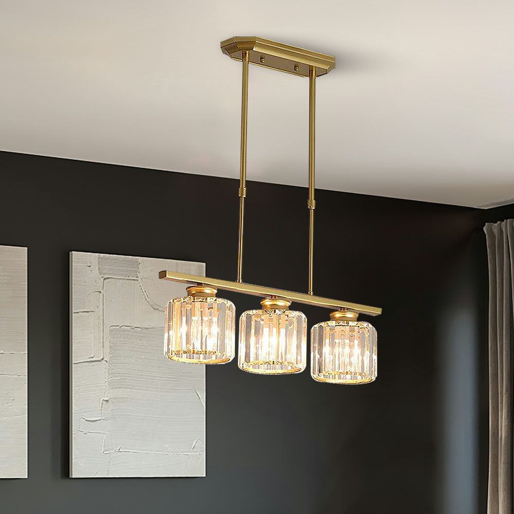 Linear Pendant Light Fixture LED Ceiling Light
