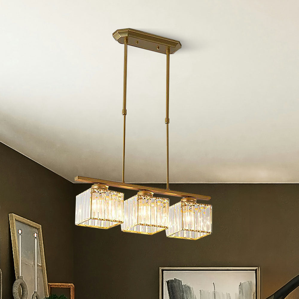 Linear Pendant Light Fixture LED Ceiling Light