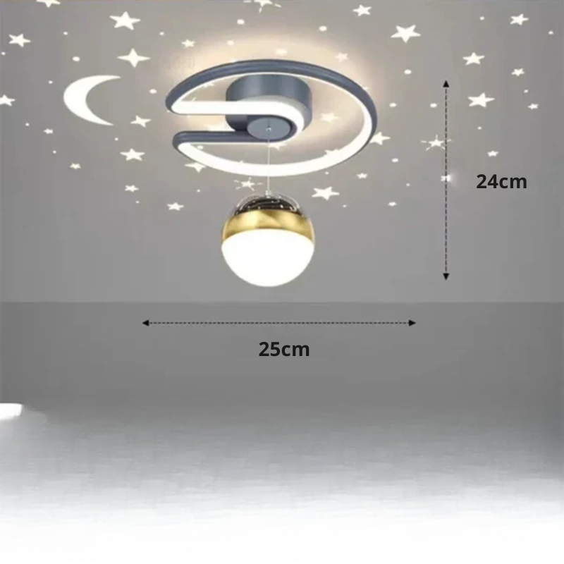 LED Flush Mount Ceiling Light Chandelier Starry Sky for Kids Rooms