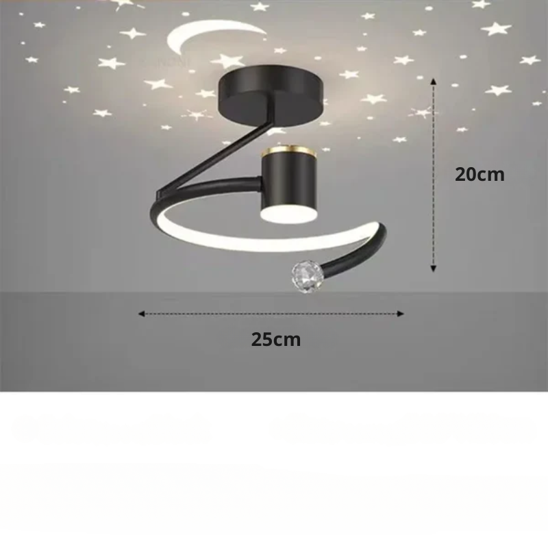 LED Flush Mount Ceiling Light Chandelier Starry Sky for Kids Rooms