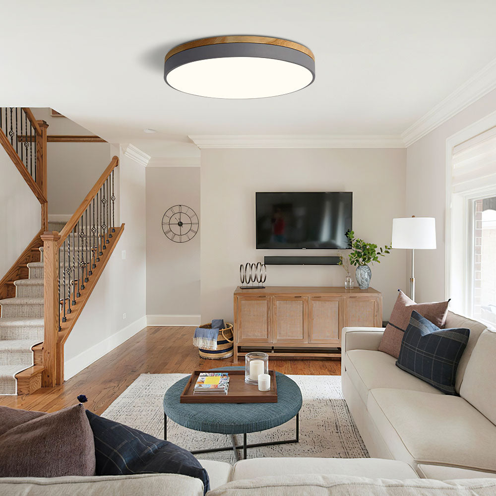 Flush Mount Circular LED Ceiling Light Fixture