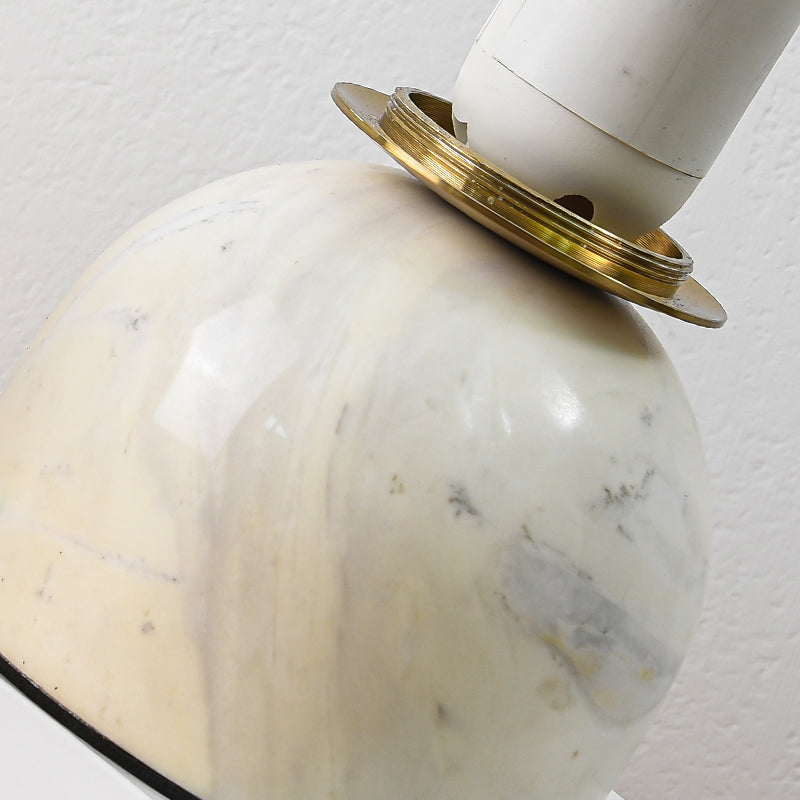 Marble Desk Lamp Glass Shade