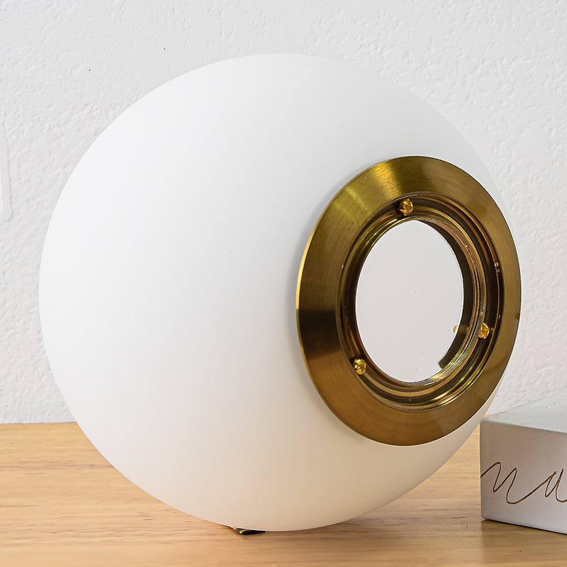 Marble Desk Lamp Glass Shade