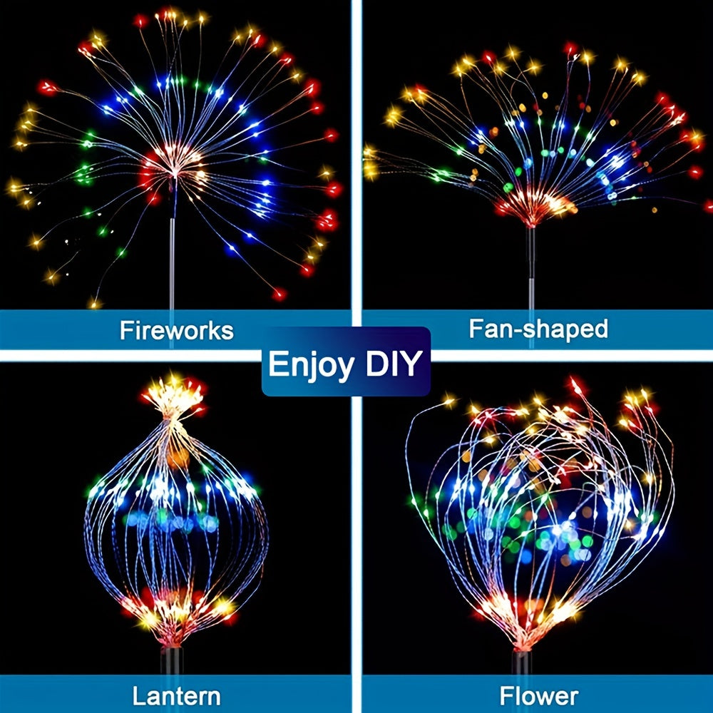 Solar Fairy Lights 8 Lighting Modes Outdoor Garden Decor