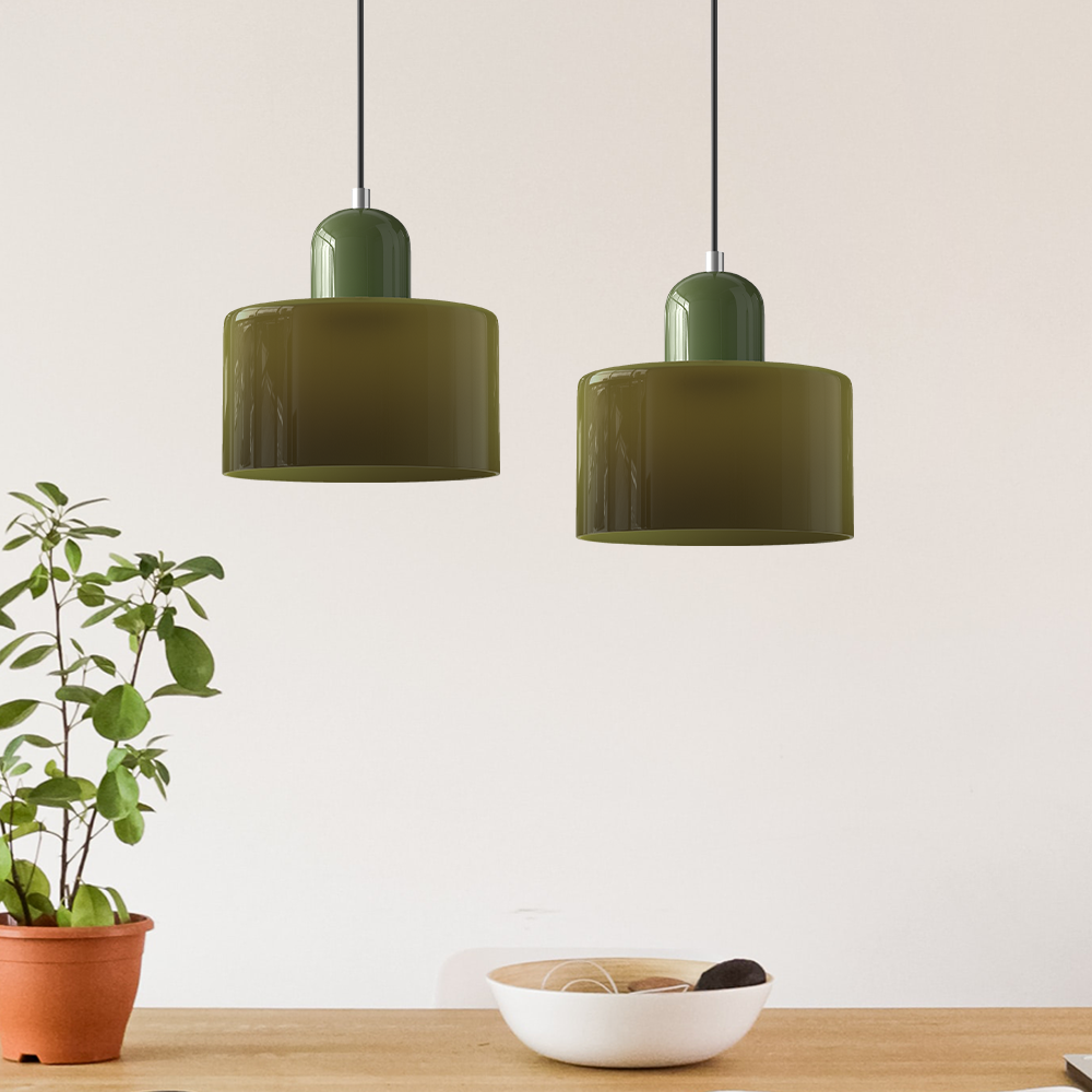 Glass Pendant Light Fixture Ceiling Light for Kitchen Home Decor