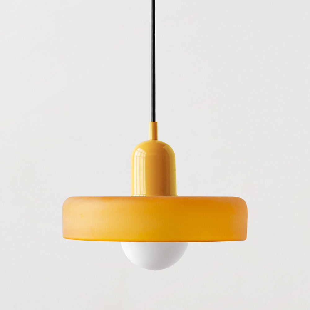 Adjustable Glass Pendant Light Suspension Fixture