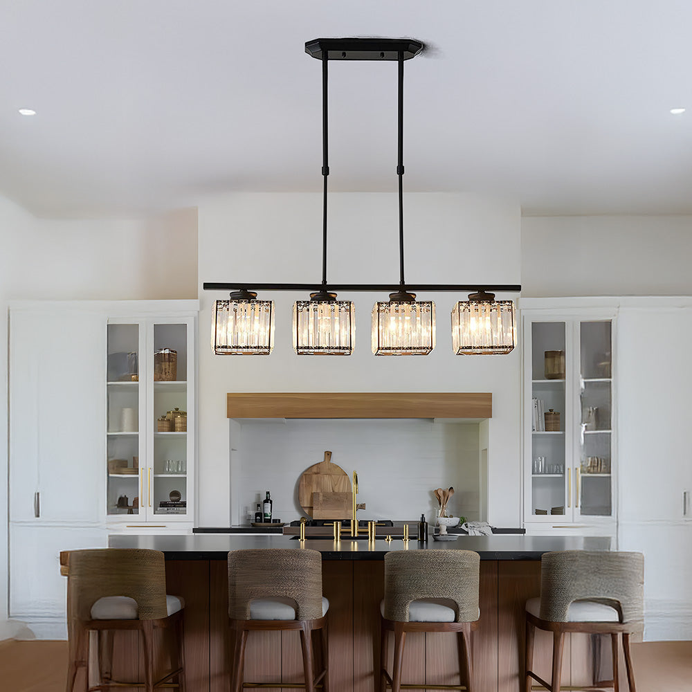 Linear Pendant Light Fixture LED Ceiling Light