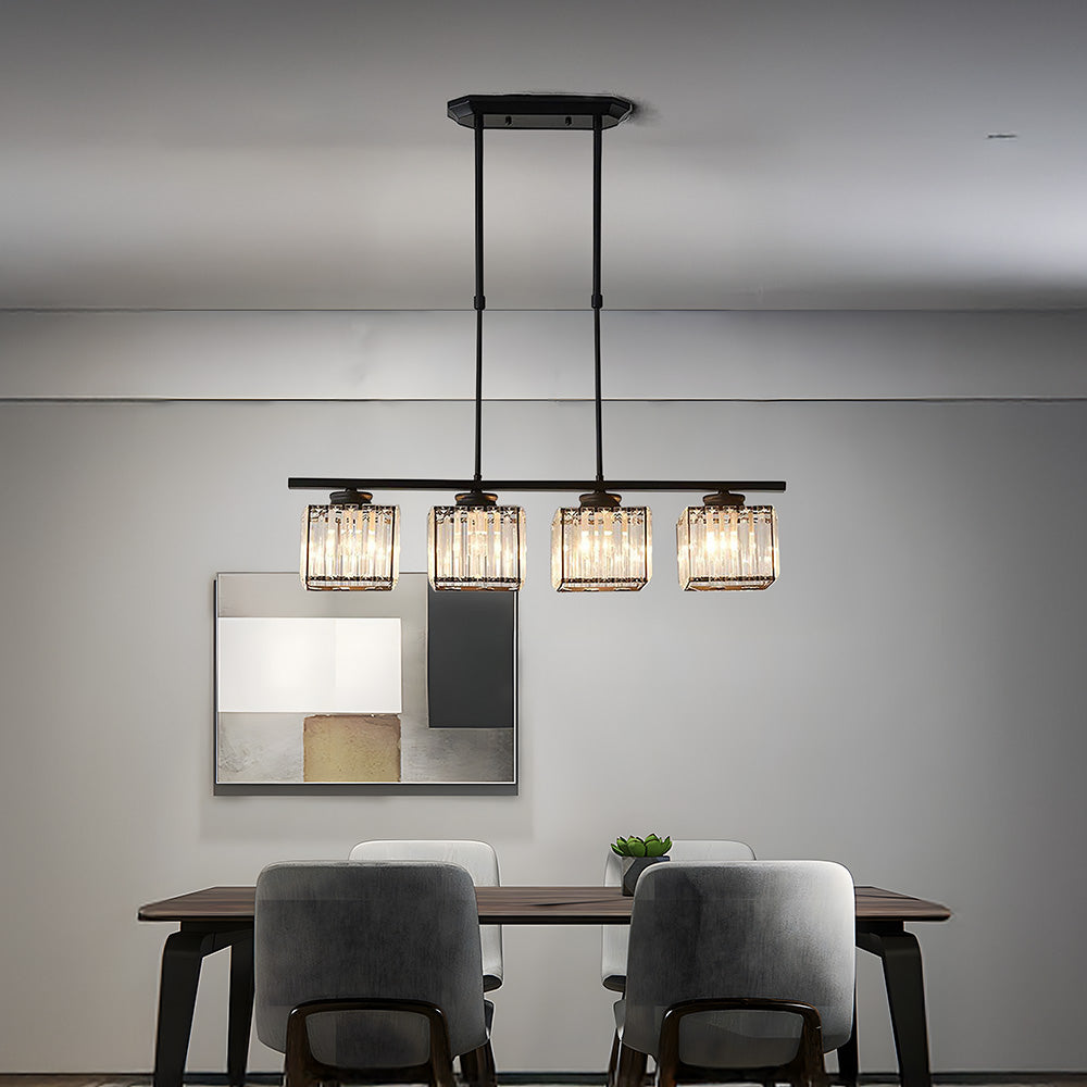 Linear Pendant Light Fixture LED Ceiling Light