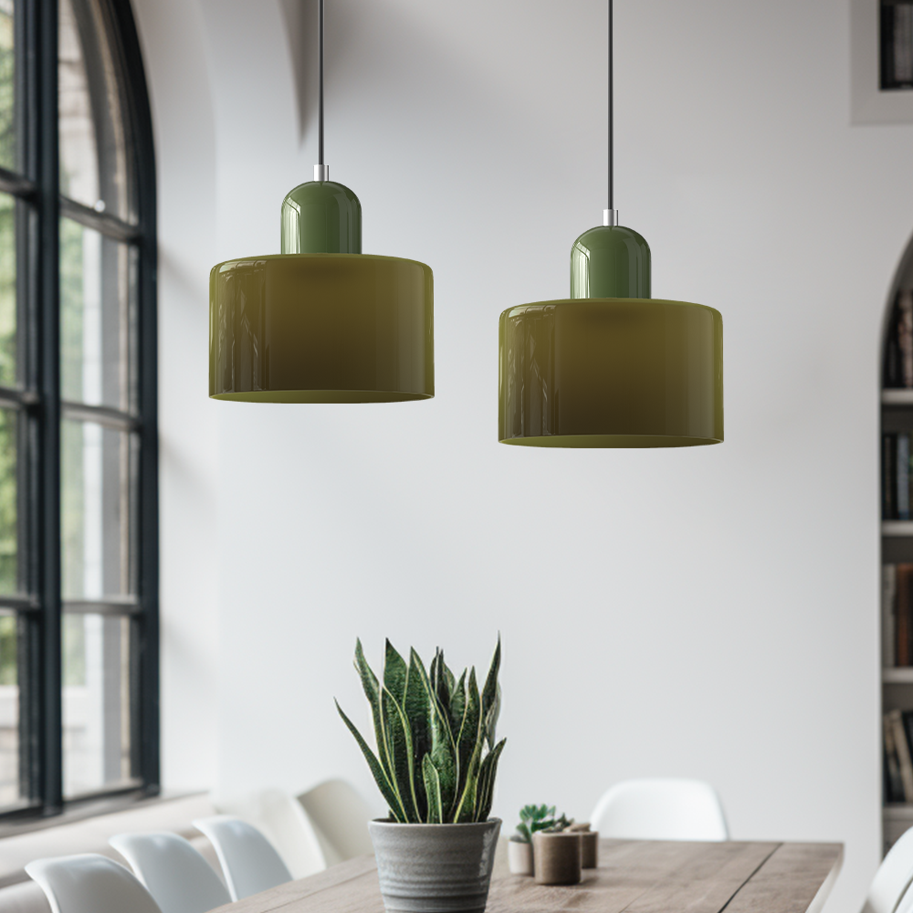 Glass Pendant Light Fixture Ceiling Light for Kitchen Home Decor
