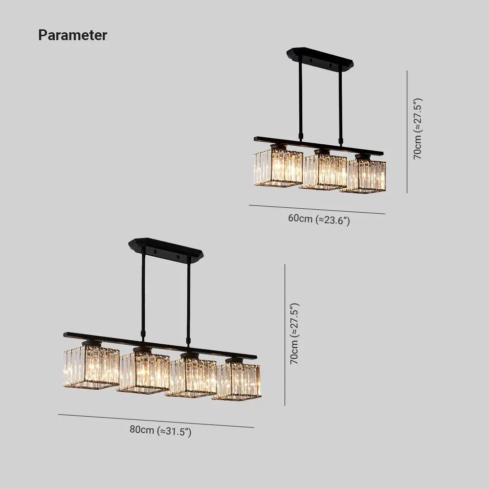 Linear Pendant Light Fixture LED Ceiling Light