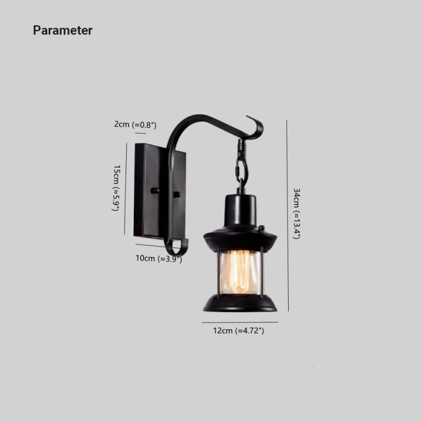 Industrial Wall Sconce Light Fixture Indoor Lighting