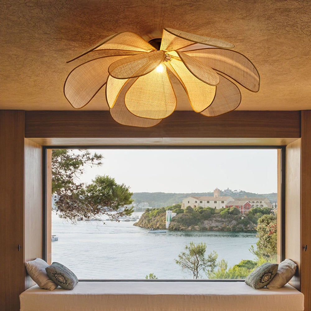 Boho Flush Mount Ceiling Light Fixture LED