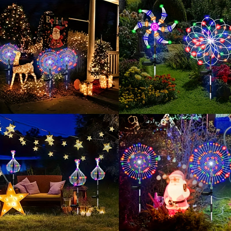 Solar Fairy Lights 8 Lighting Modes Outdoor Garden Decor