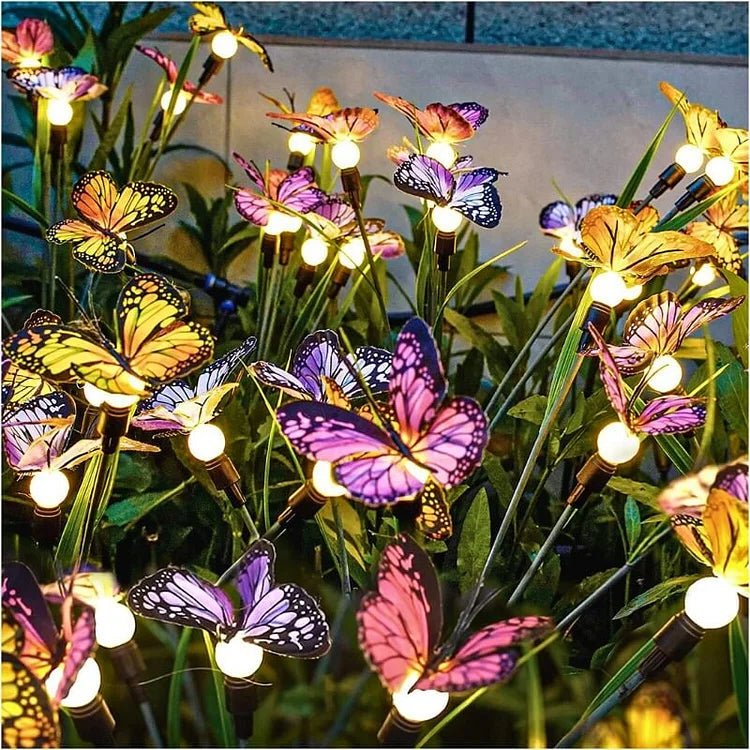 Solar LED Butterfly Decor