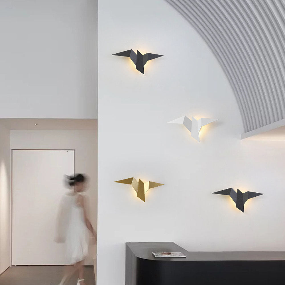 Bird Wall Lamp Accent Light Iron Fixture