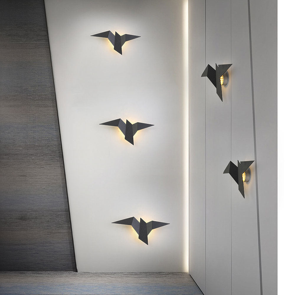 Bird Wall Lamp Accent Light Iron Fixture
