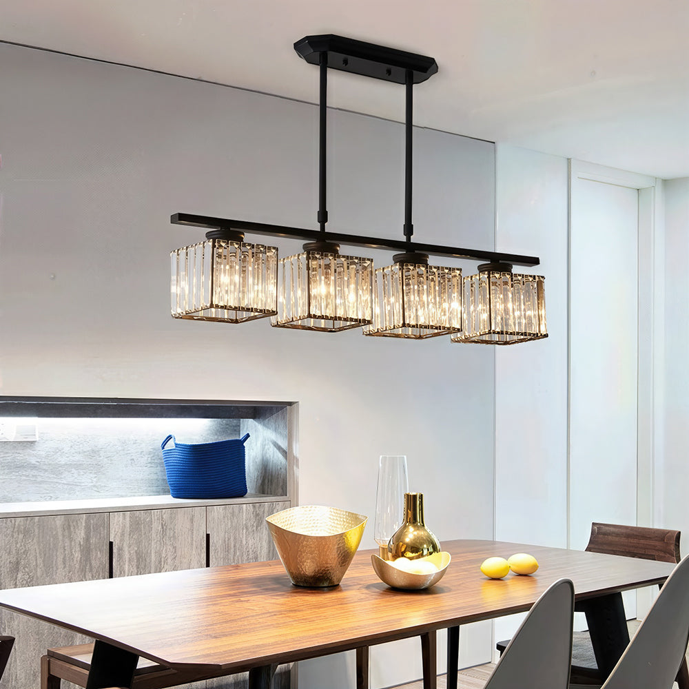 Linear Pendant Light Fixture LED Ceiling Light