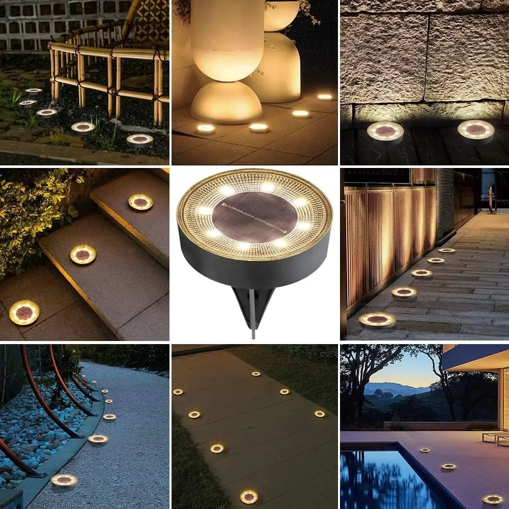 Solar LED Garden Lights Waterproof Outdoor