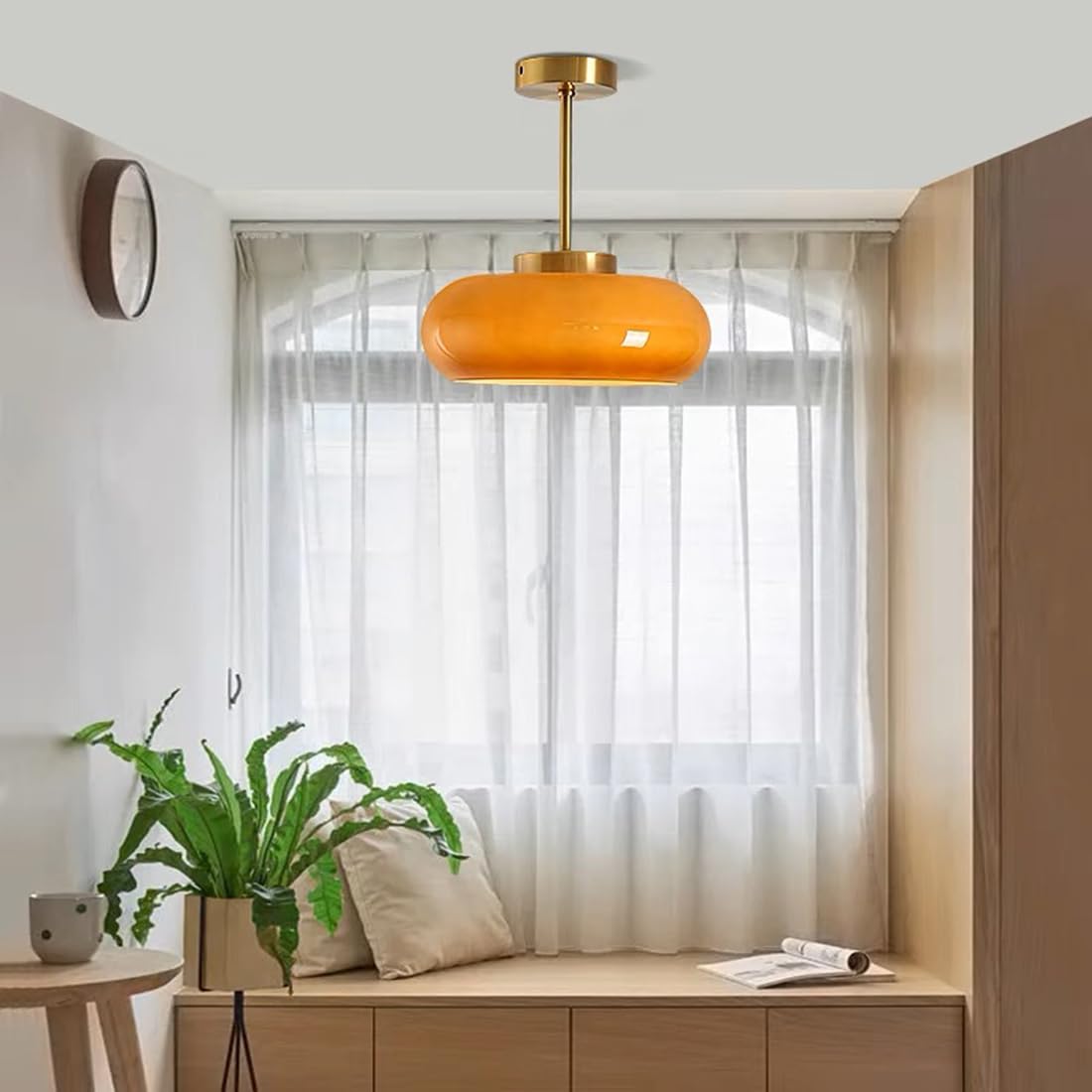 Round Flush Mount Ceiling Light