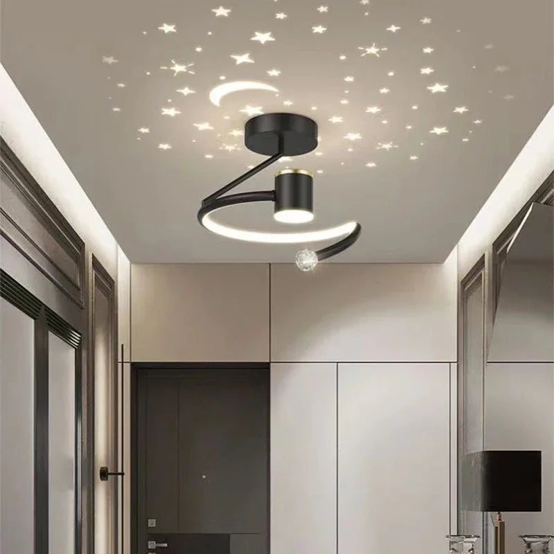 LED Flush Mount Ceiling Light Chandelier Starry Sky for Kids Rooms