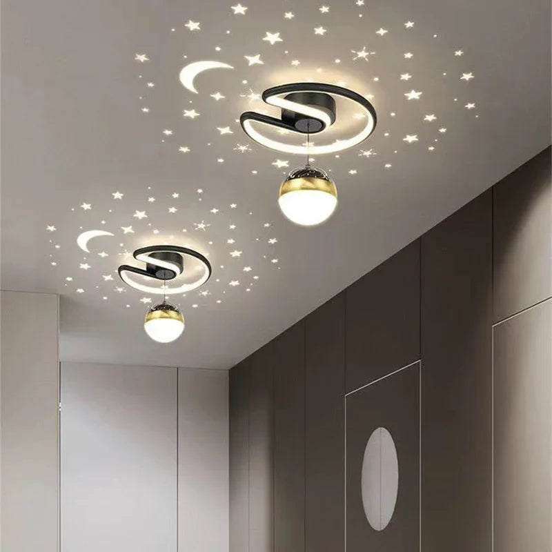 LED Flush Mount Ceiling Light Chandelier Starry Sky for Kids Rooms
