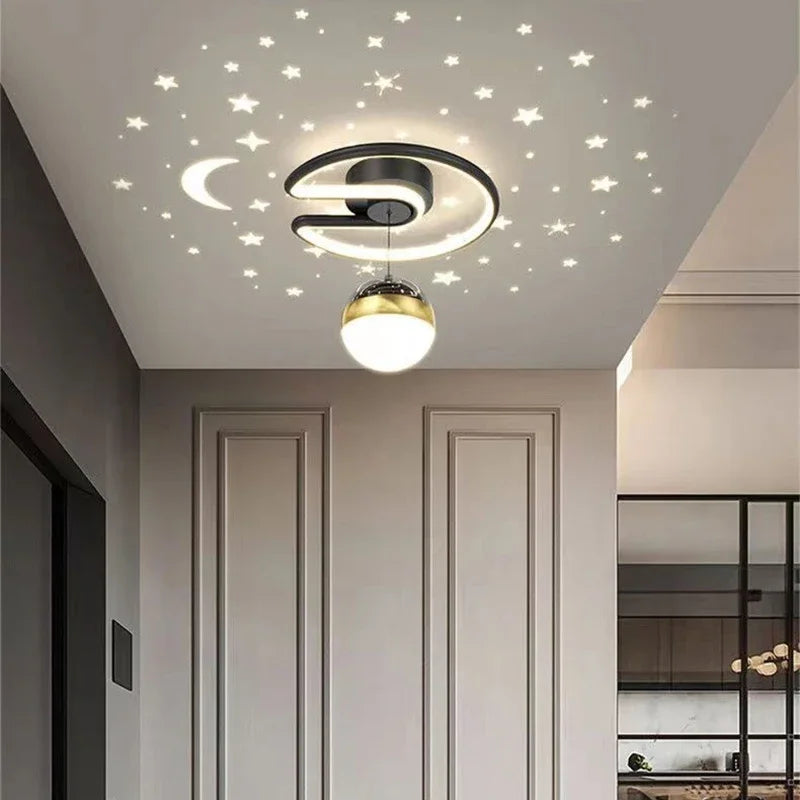 LED Flush Mount Ceiling Light Chandelier Starry Sky for Kids Rooms