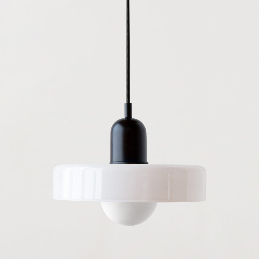Adjustable Glass Pendant Light Suspension Fixture