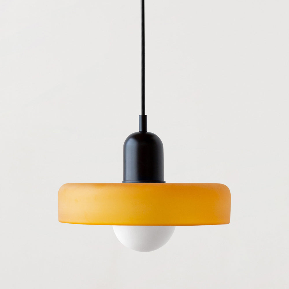 Adjustable Glass Pendant Light Suspension Fixture
