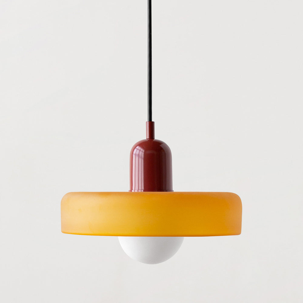 Adjustable Glass Pendant Light Suspension Fixture
