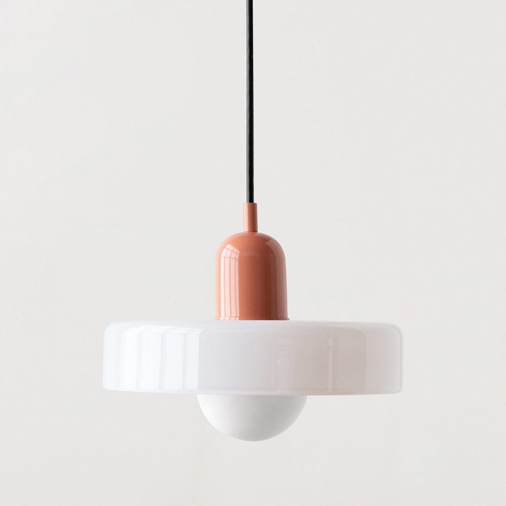 Adjustable Glass Pendant Light Suspension Fixture