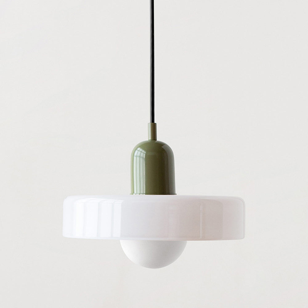 Adjustable Glass Pendant Light Suspension Fixture