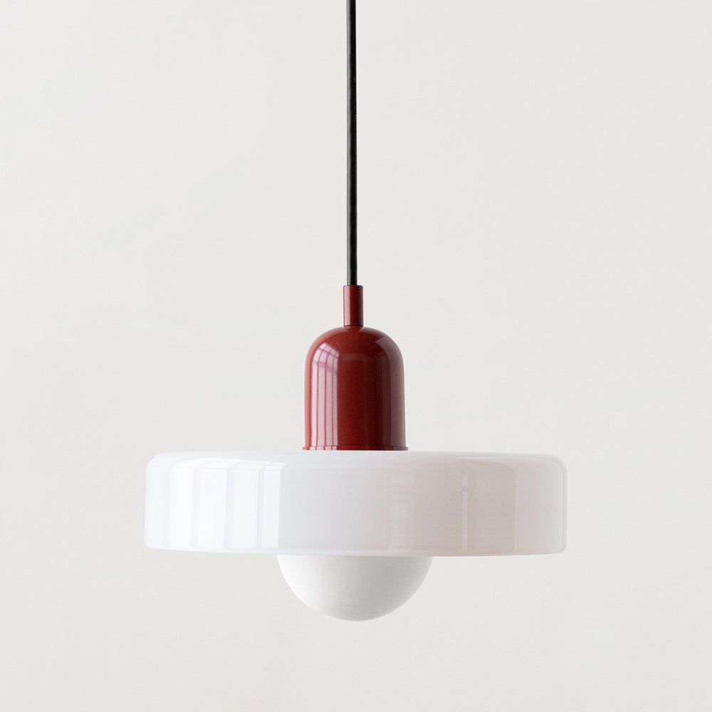 Adjustable Glass Pendant Light Suspension Fixture