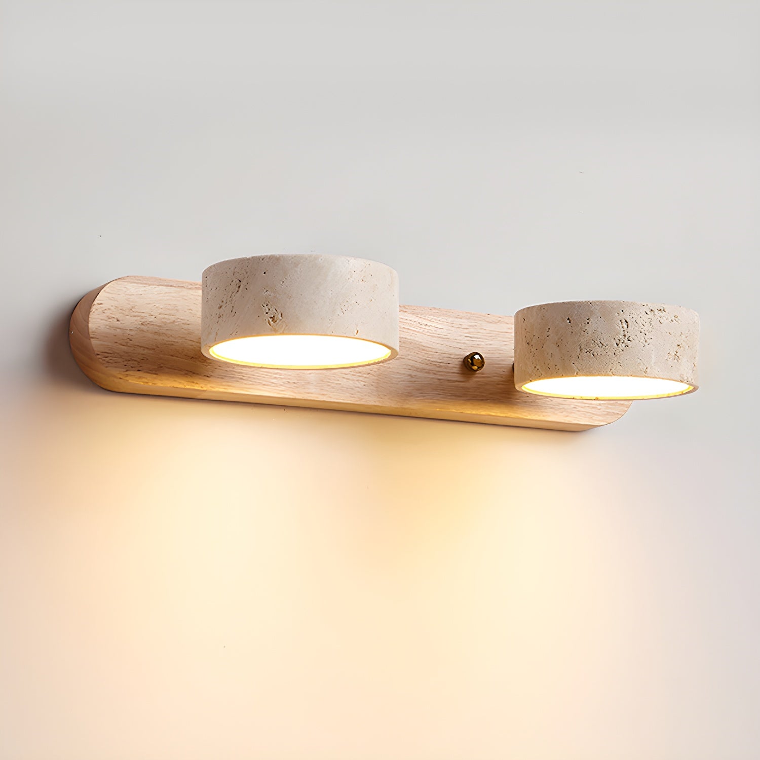 Dual-Light LED Wall Sconce Fixture