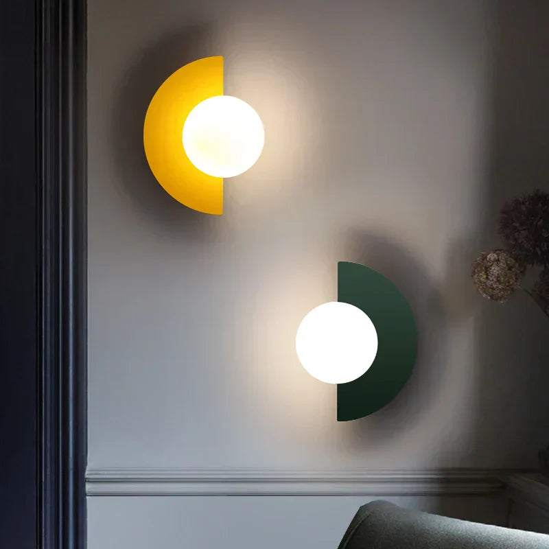 Dimmable LED Flush Mount Wall Light for Living Room Hallway