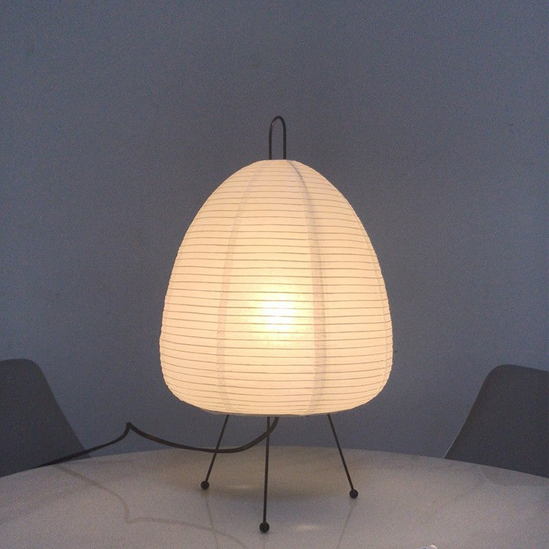Japanese Paper Table Lamp Traditional Lampshade Retro Style